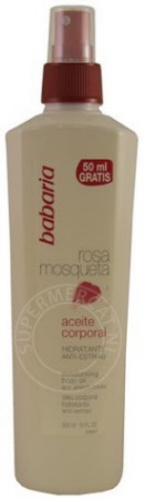 Babaria Rosa Mosqueta Aceite Corporal Body Oil is formulated with rosehip oil for an amazing effect and good skin care