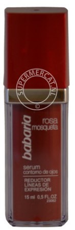 Babaria Rosa Mosqueta Serum Contorno de Ojos supports hydratation and is formulated with rosehip oil