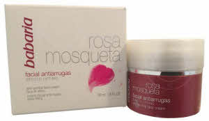 Discover the amazing anti-wrinkle effect of Babaria Rosa Mosqueta Facial Antiarrugas Face Cream from Spain