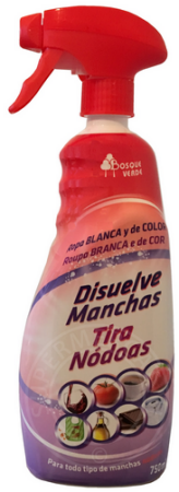 Thanks to the handy atomizer it's very easy to use Bosque Verde Disuelve Manchas stain remover from Spain