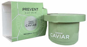 Deliplus Crema Facial Green Caviar Recarga comes in a special jar which is actually a refill