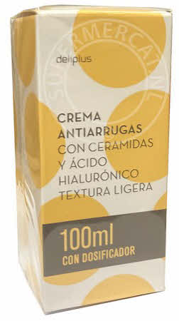 Deliplus Crema Antiarrugas con Ceramidas y Acido Hialuronico is a special face cream from Spain