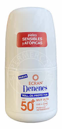 Ecran Denenes Roll-On Protector SPF50 sunscreen offers 80 minutes of protection in the water