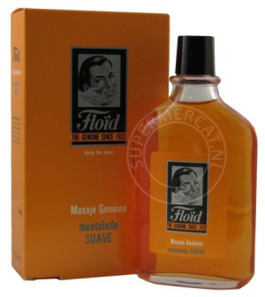 Floid Masaje Genuino Mentolado Suave Aftershave comes in this well known bottle for an amazing price