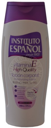 Instituto Espanol Locion Corporal Vitamina E body lotion contributes to improving elasticity and supports regeneration