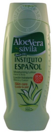 Instituto Espanol Locion Hidratante Aloe Vera Savila 500ml Body Lotion provides good hydratation of the skin and is easy to order at Supermercat International