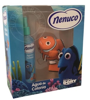 Nenuco Buscando a Dory Gift Set comes directly from Spain and includes Nenuco Cologne and a Nemo