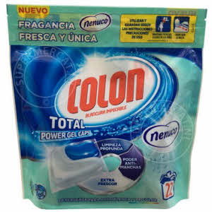 Experience the stunning effect of Nenuco Colon Gel Caps from Spain, for a lovely soft scent and a clean laundry at the same time
