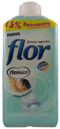 Nenuco Flor Suavizante Concentrado is a lovely and good Spanish concentrated fabric softener, Experience the softness and Spanish scent of this excellent product from Spain